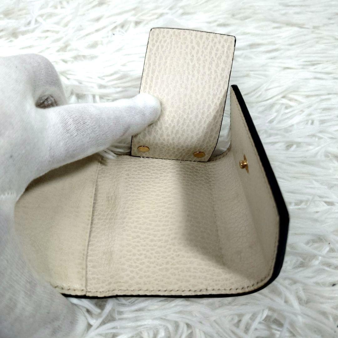 【美品】グッチ キーケース 6連 GGスプリーム GGマーモント レザー PVC