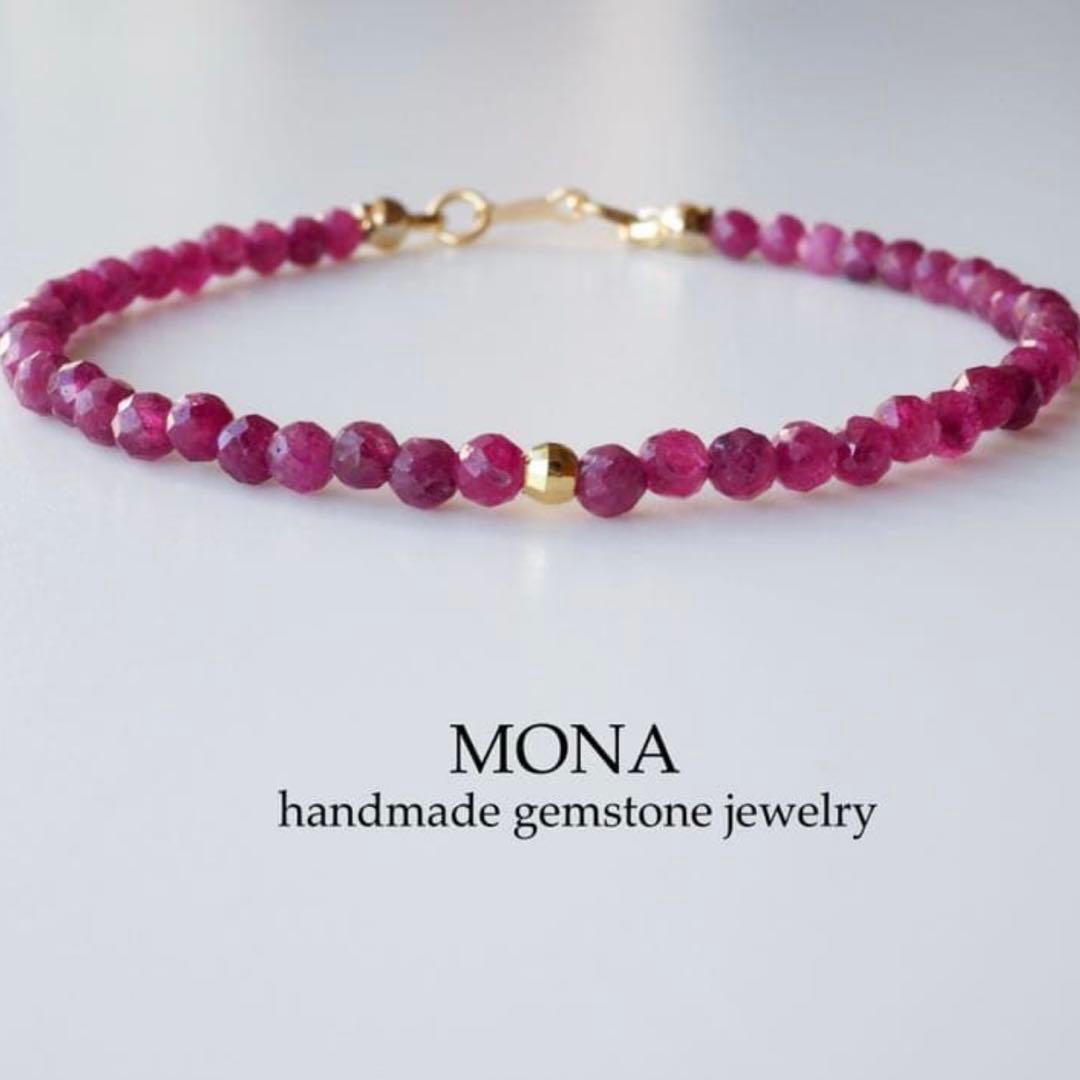 【meow】天然淡水パールのマンテルブレスレット