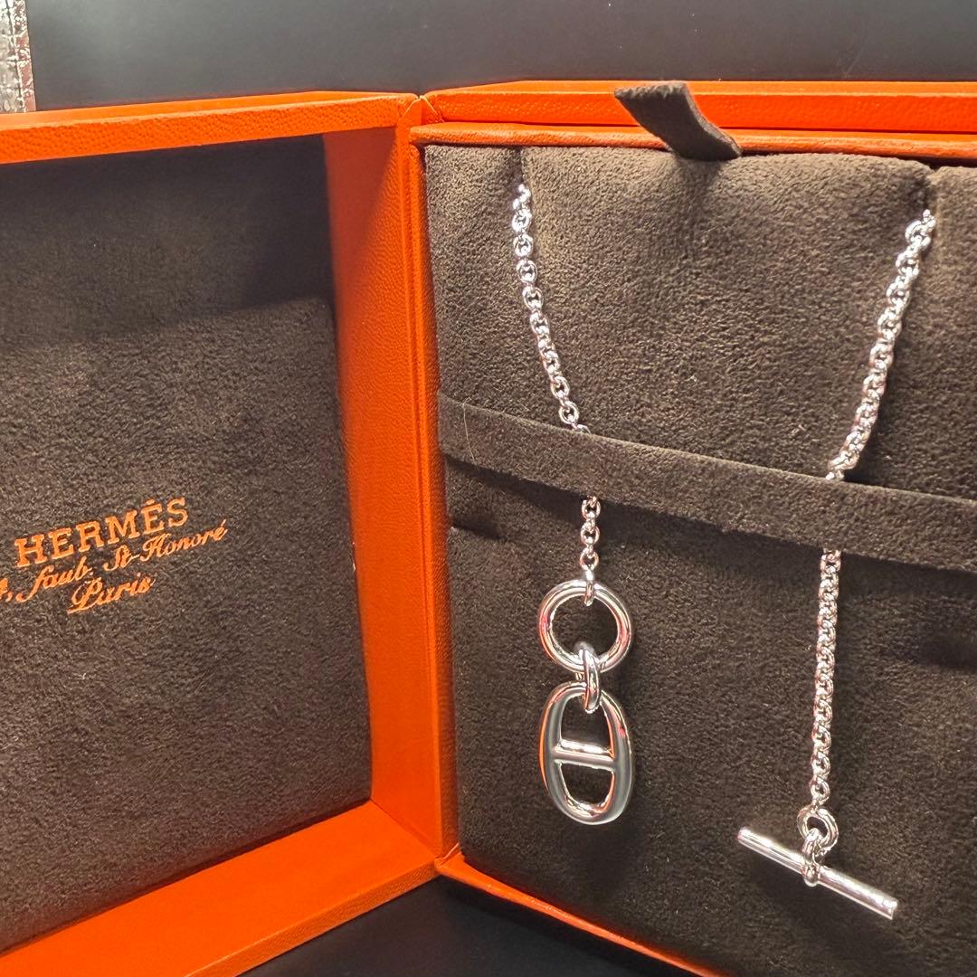 【新品未使用　正規店購入】HERMES シェーヌダンクルアミュレットネックレス