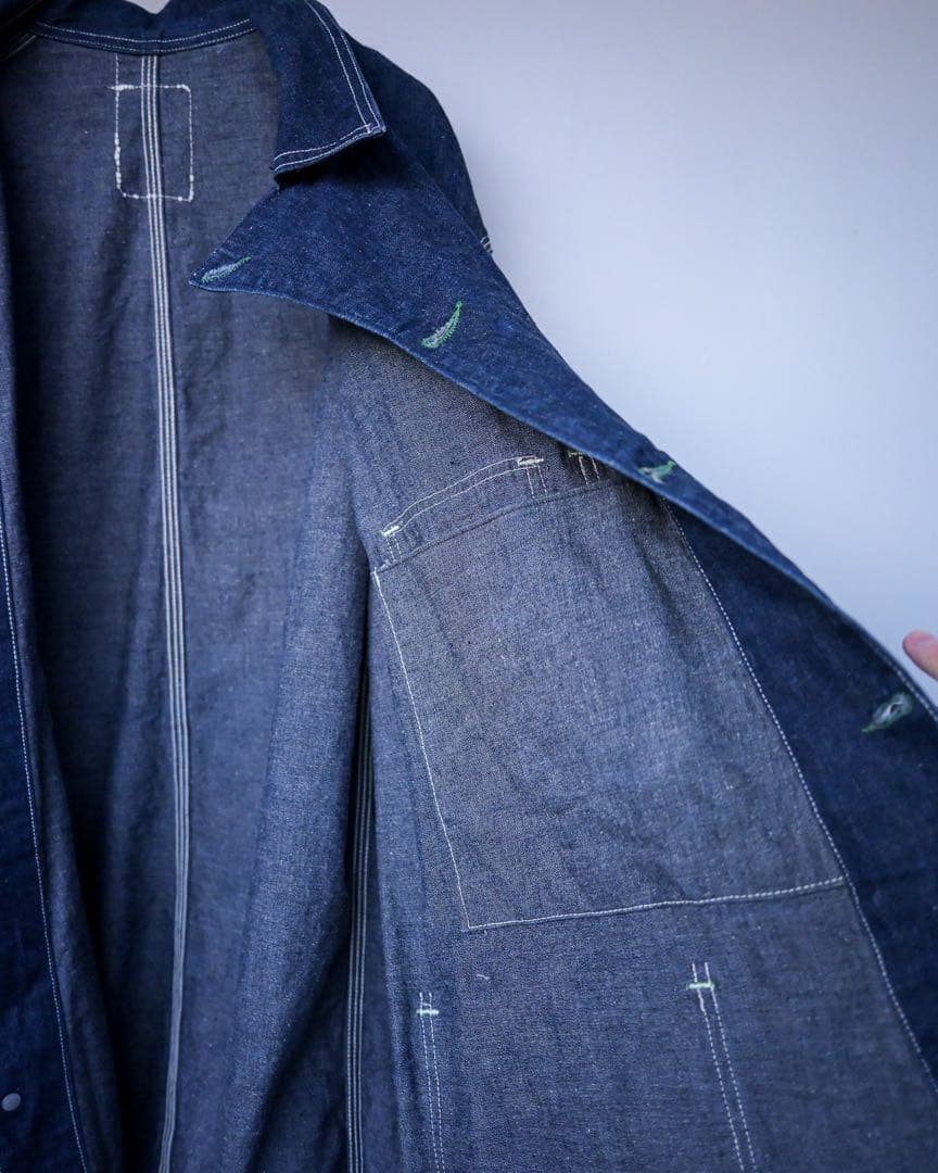 【極上ミント】50s OSHKOSH デニムカバーオール 濃紺 ビッグサイズ