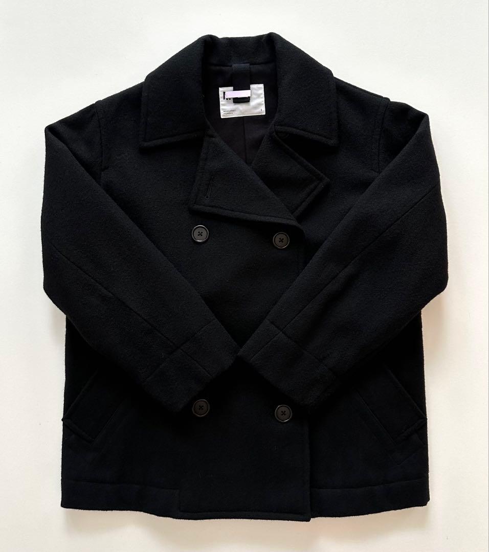 24AW MHL. メルトン ピーコート