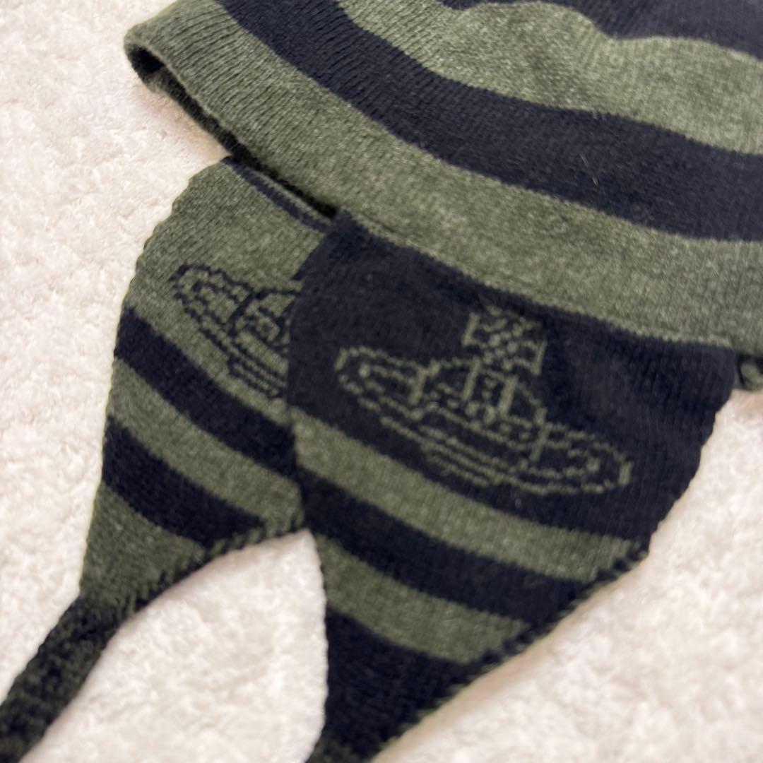 美品 希少 Vivienne Westwood ニット帽 オリーブグリーン