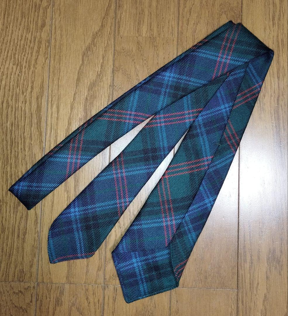 RRL◇ダブルアール◇ラルフローレン◇ネクタイ◇ウール◇チェック◇イタリア製