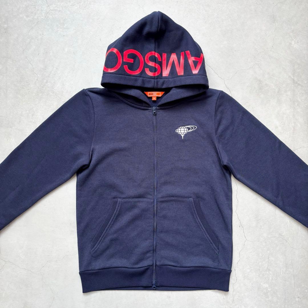 BEAMS GOLF ビームスゴルフ ダブルジップ フード付きパーカー ロゴ