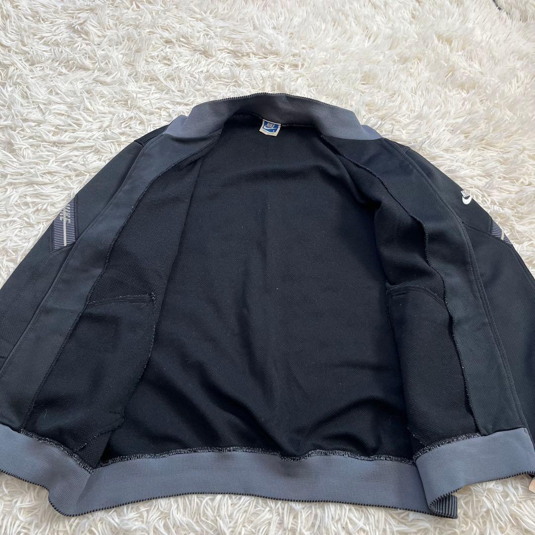 NIKE 青タグ 80s 日本製 トラックジャケット L 黒 ヴィンテージ