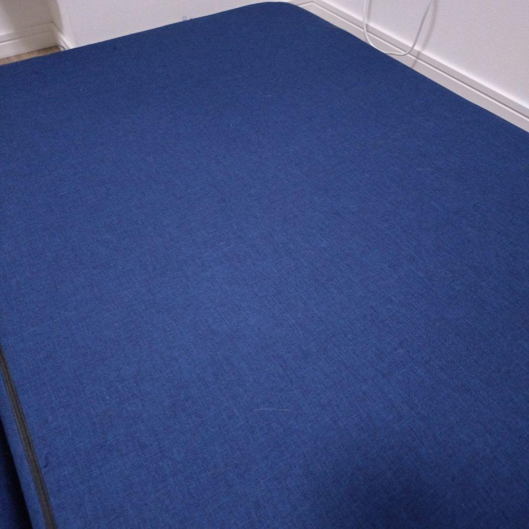 ま*ん様 西川　ボナノッテ　折りたたみシングルマットレス ネイビー