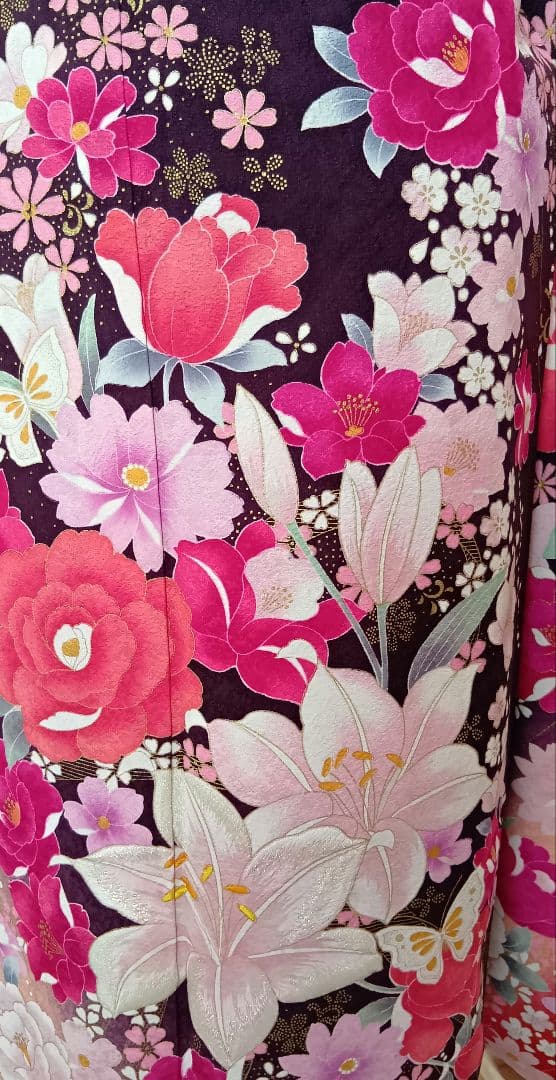 成人式　振袖フルセット　紫　卒業式　前撮り　週末SALE