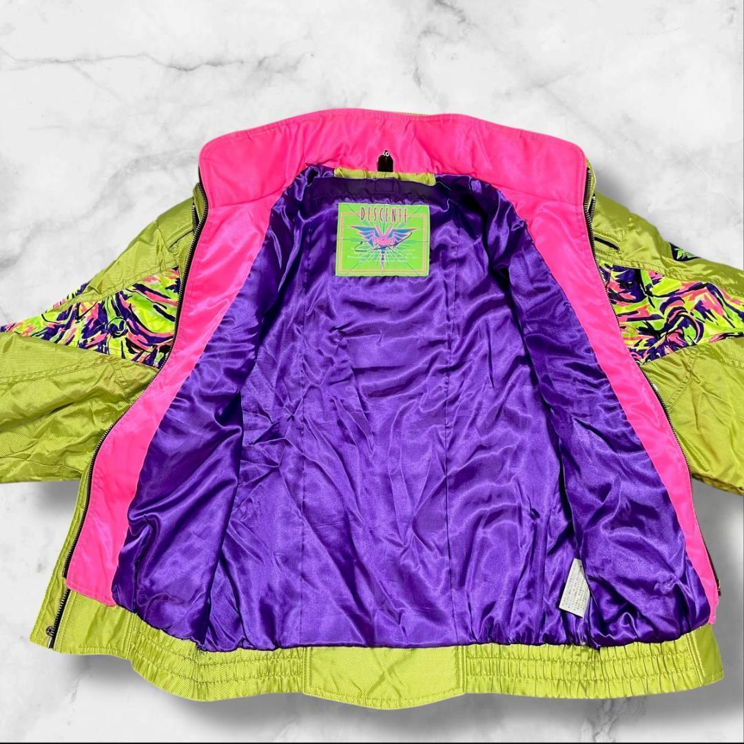 デサント 希少 XO スキーウェア ジャケット 派手柄 90s ヴィンテージ