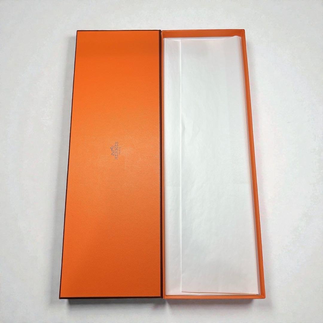 ほぼ未使用 HERMES ニットタイ リバーシブル 無地 H柄 シルク 2way