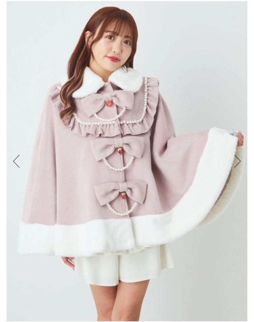 Ank Rouge☆ストロベリーリボンポンチョコート