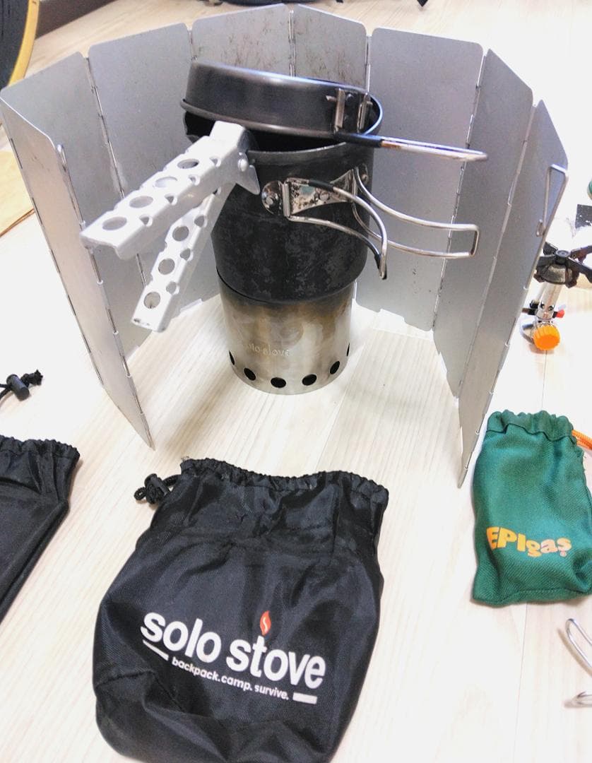 EPIgas ストーブ セット & Solo stove キャンプストーブセット