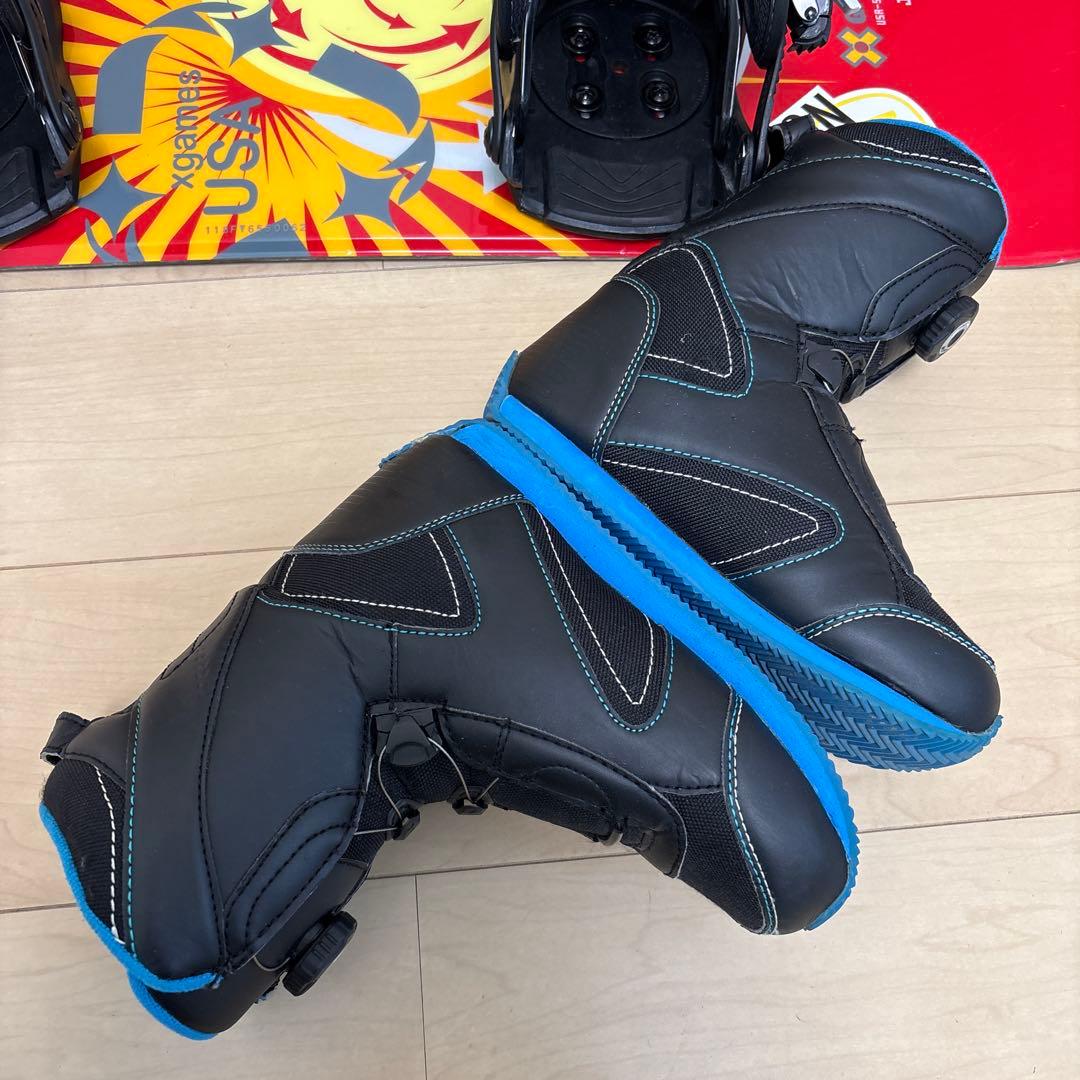 キッズ　ジュニア　スノーボード　ワイヤーブーツX games 22-23cm