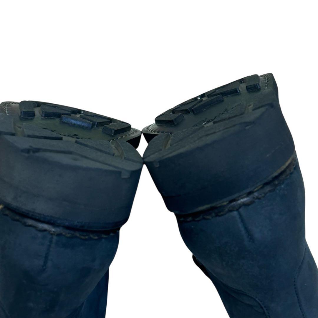 M'sブラック 希少モデル　パラブーツUチップブーツ ネイビー26