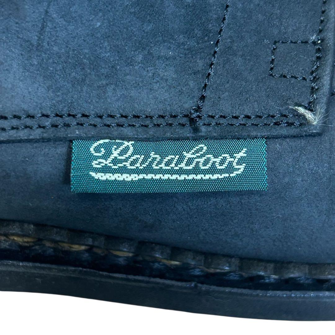 M'sブラック 希少モデル　パラブーツUチップブーツ ネイビー26