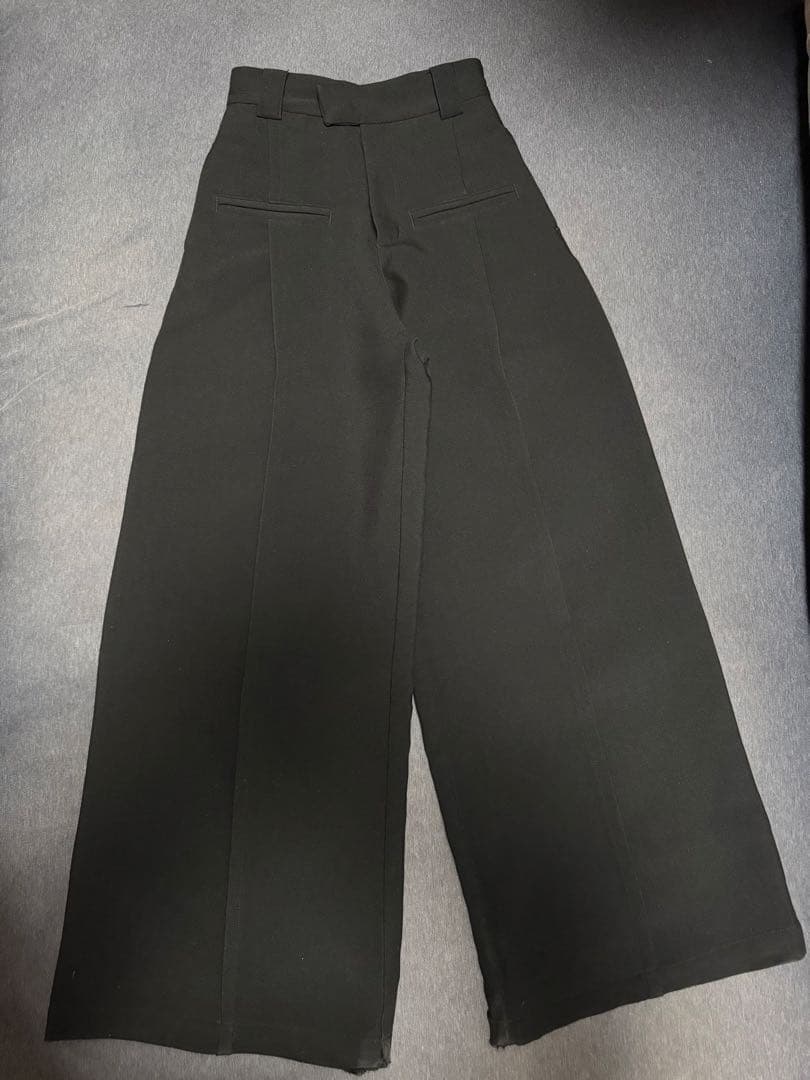 Fax Copy Express ワイドスラックス ブラック S