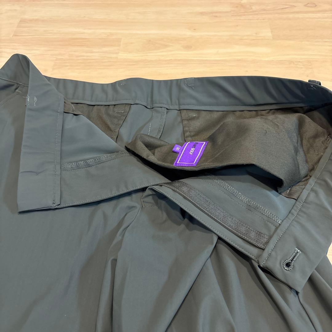 美品 BEAMS GOLF ストレッチ3Dパンツ サイズ50(L相当)オリーブ