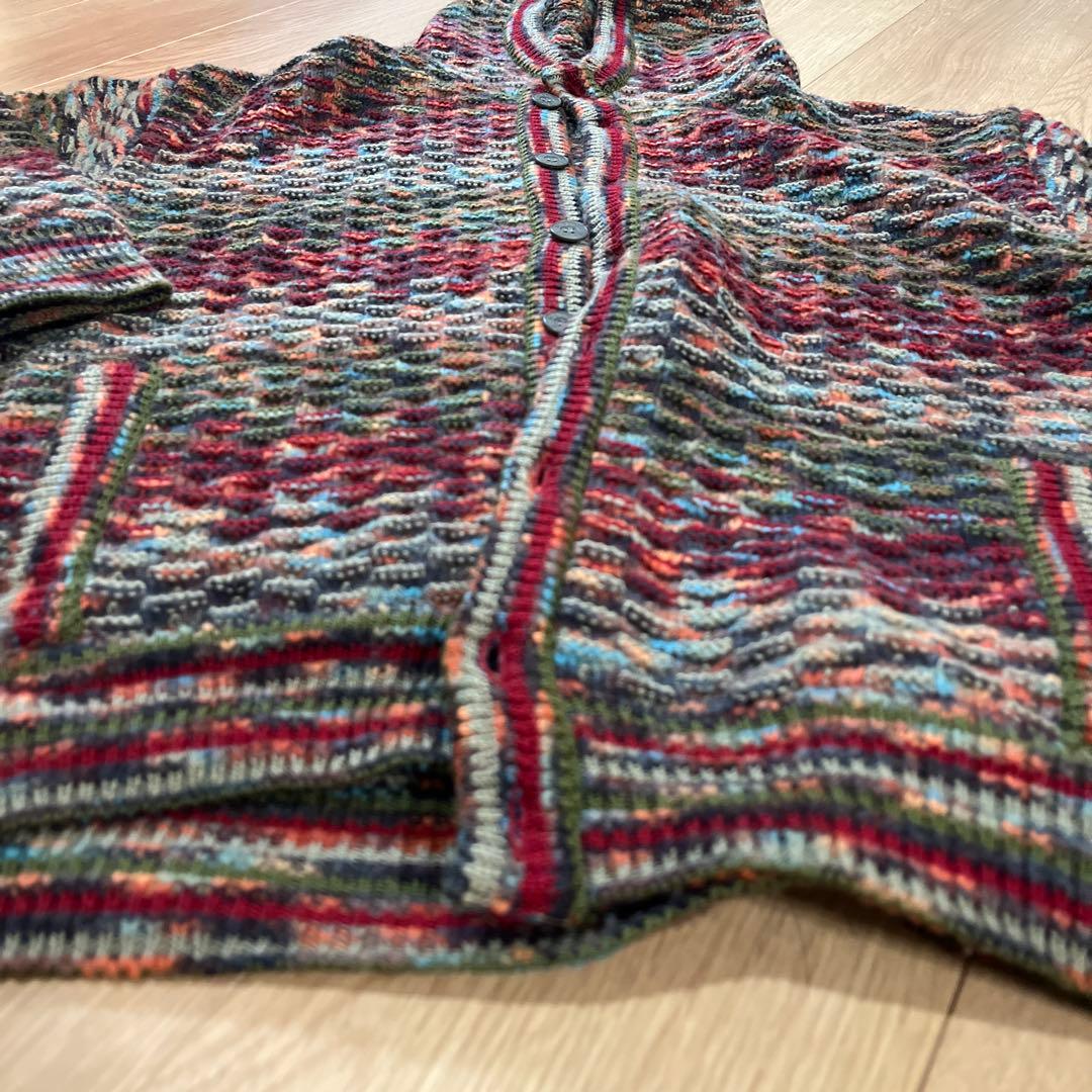 MISSONISPORTニットフードパーカー
