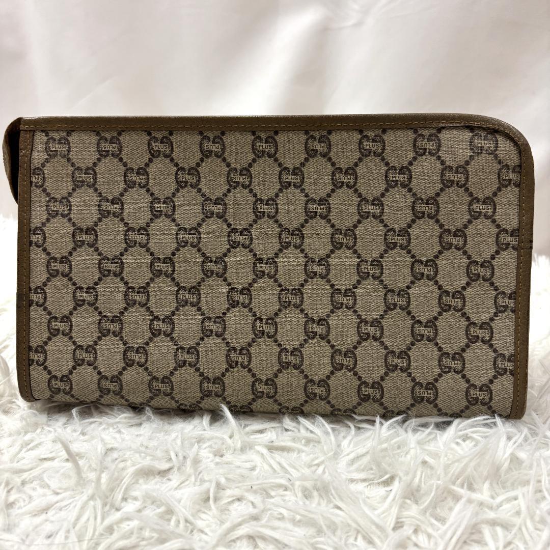 【正規品】GUCCI　Plus　GG柄　クラッチ　セカンドバッグ　金具