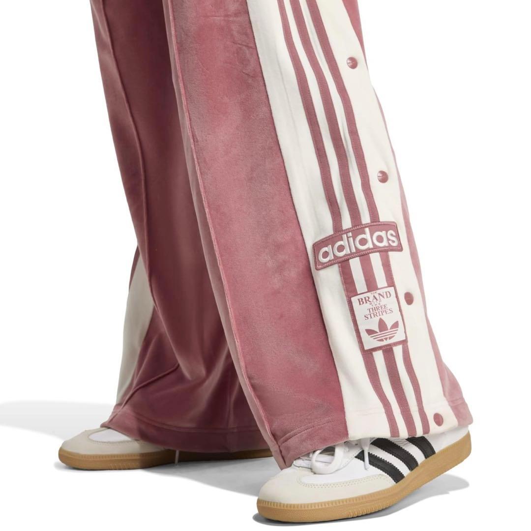 新品S⭐️adidas アディブレイク ベロア トラックトップ &パンツ ピンク