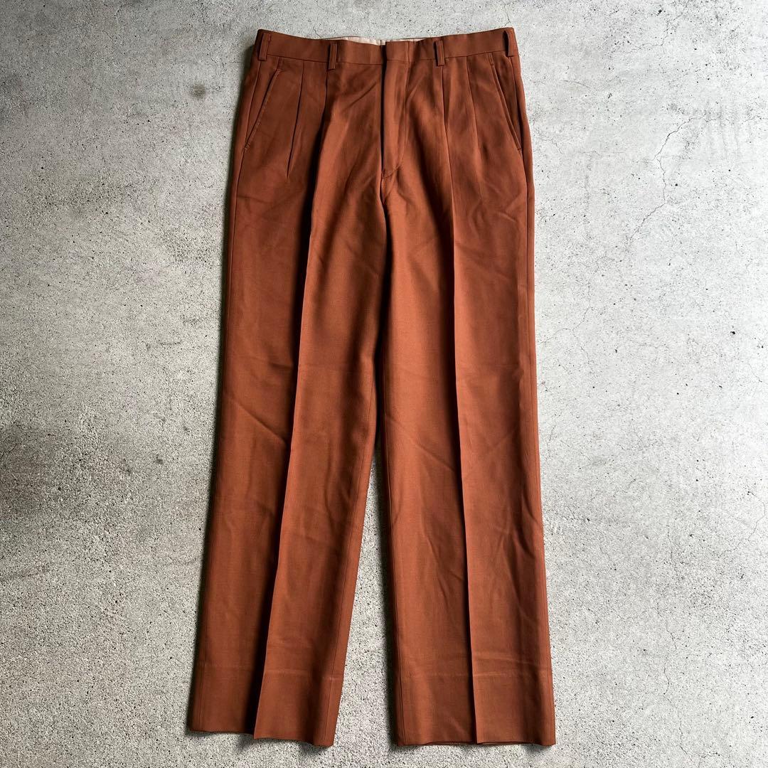 Vintage 成人式　ダブル　セットアップ　スーツ　オレンジ　菅田将暉　古着