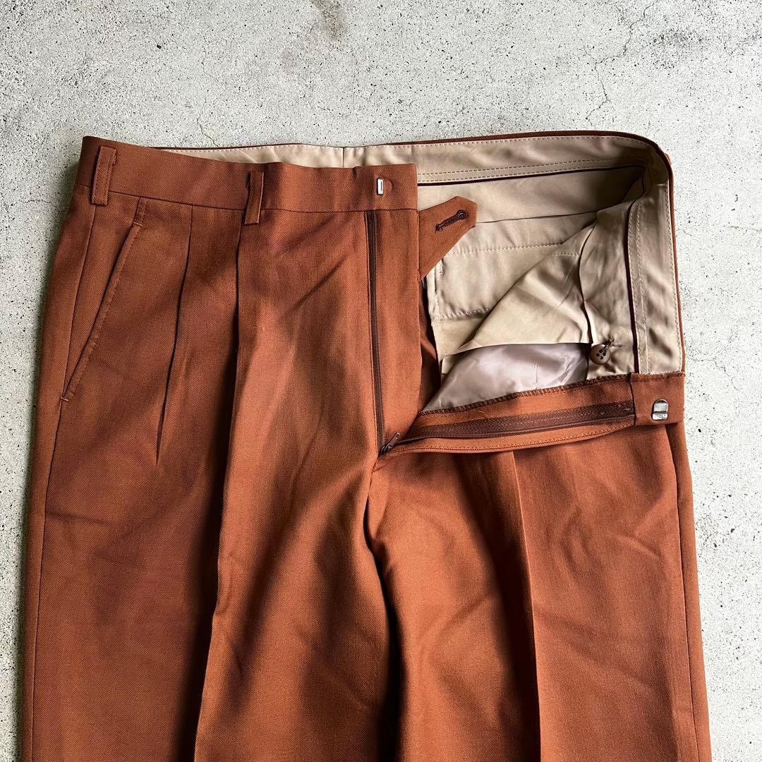 Vintage 成人式　ダブル　セットアップ　スーツ　オレンジ　菅田将暉　古着