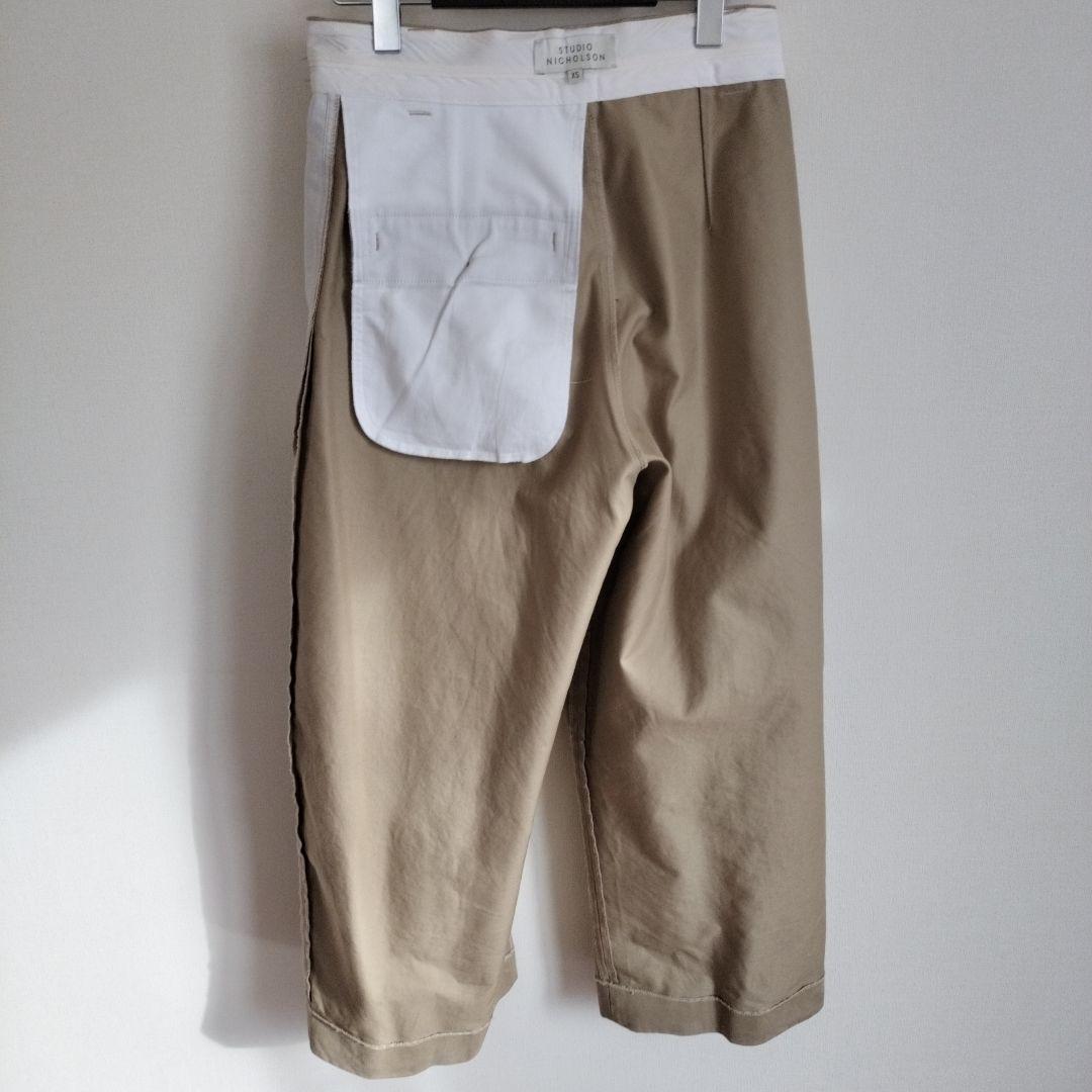 パンツ STUDIO NICHOLSON PeachedCotton BEN TANxs