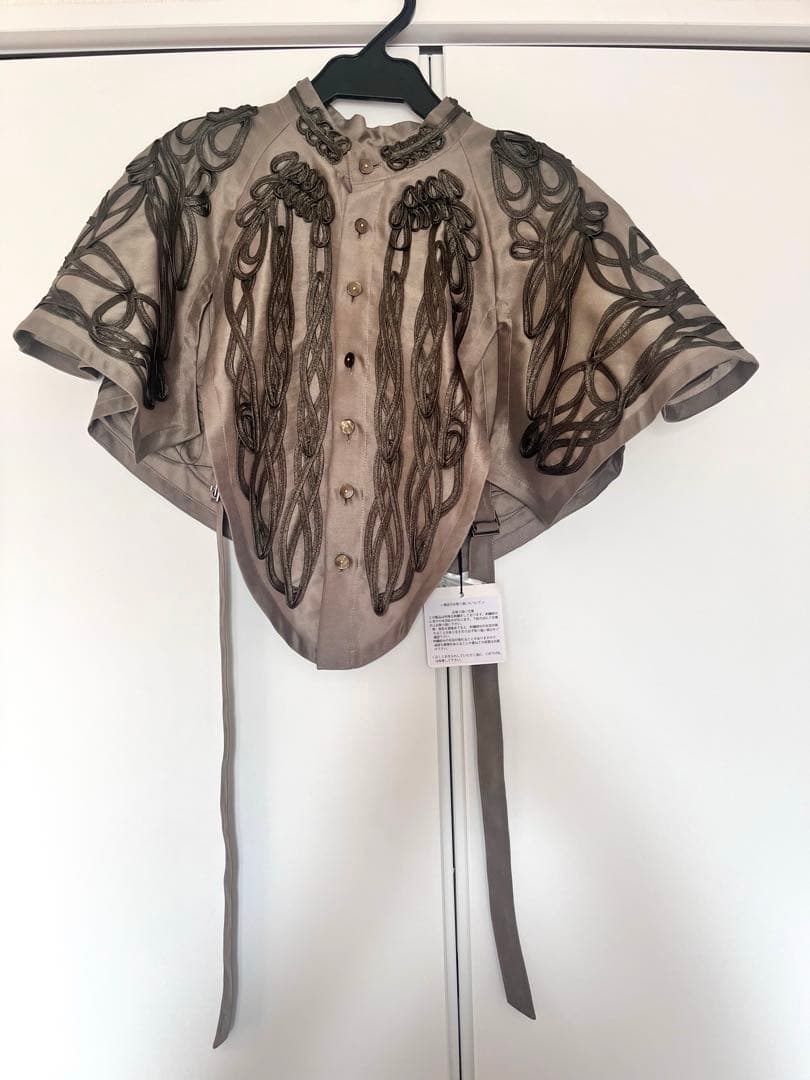 【新品】aoiwanaka アオイワナカ　ケープ　ポンチョ　ブラウン