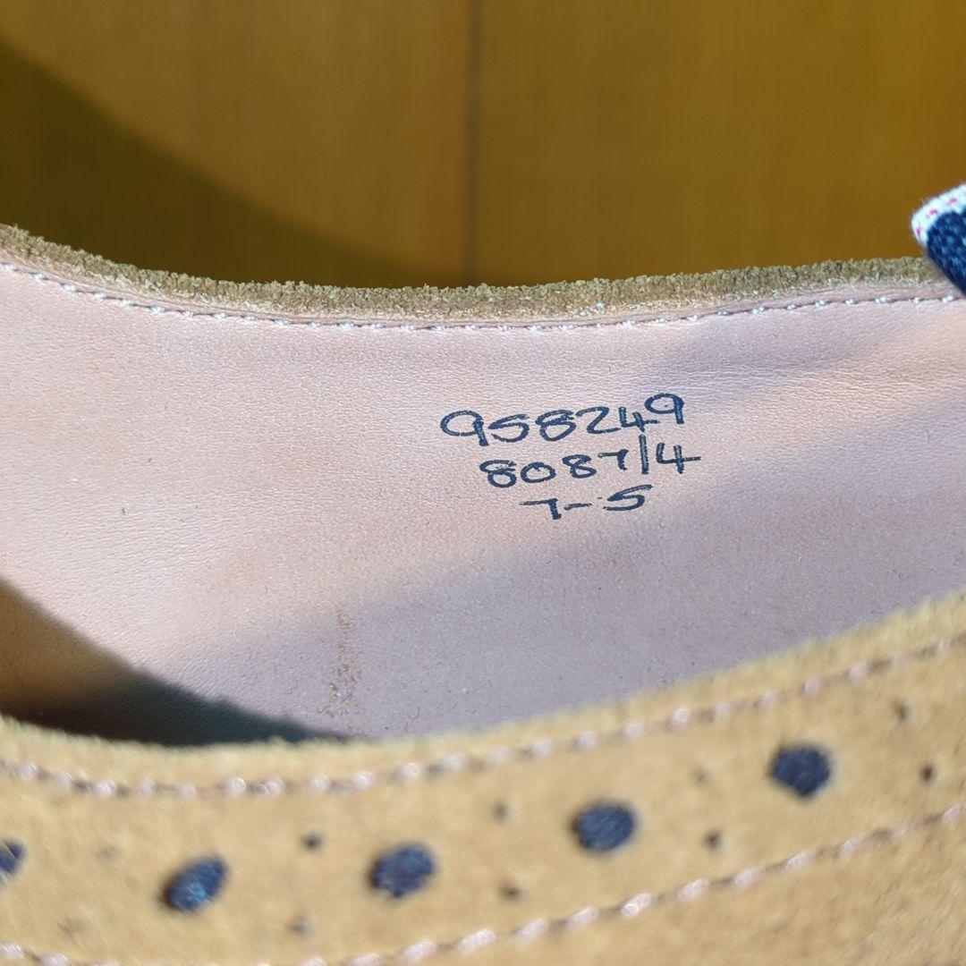 新品 定価12万◆トリッカーズ デンハム コラボ 牛革 シューズ　バートン　革靴