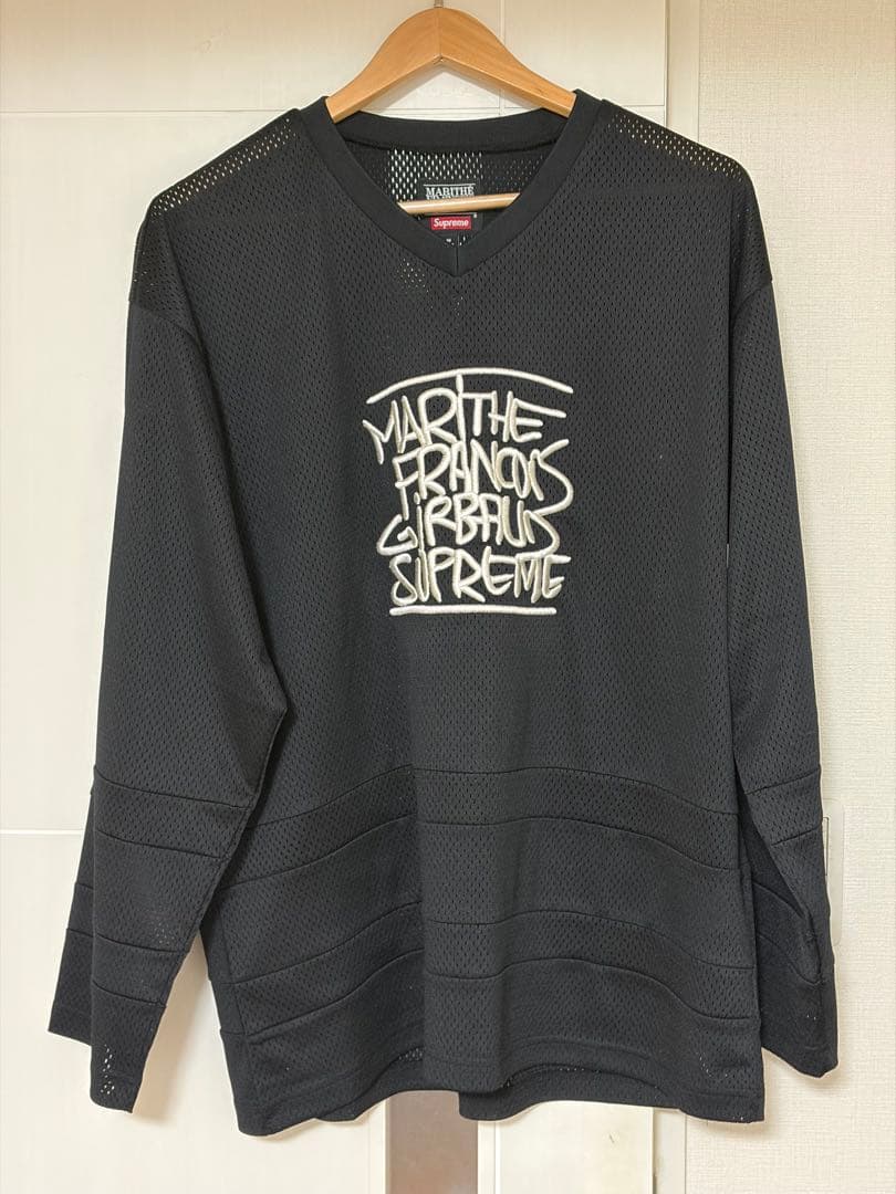 SUPREME コラボ メッシュ アイスホッケージャージ M