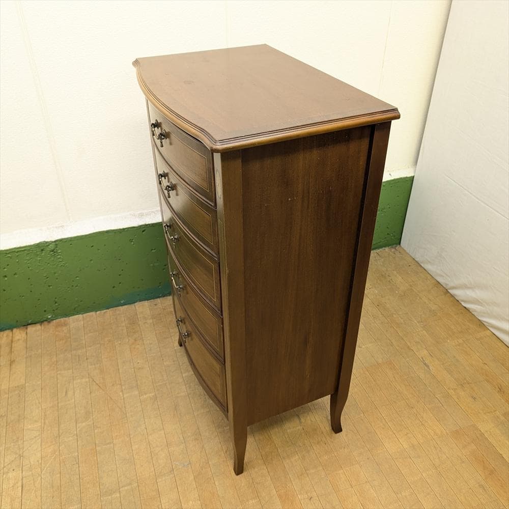 東海家具　ベネチア　5段　リビングチェスト　タンス　箪笥　チェスト　ドロワー