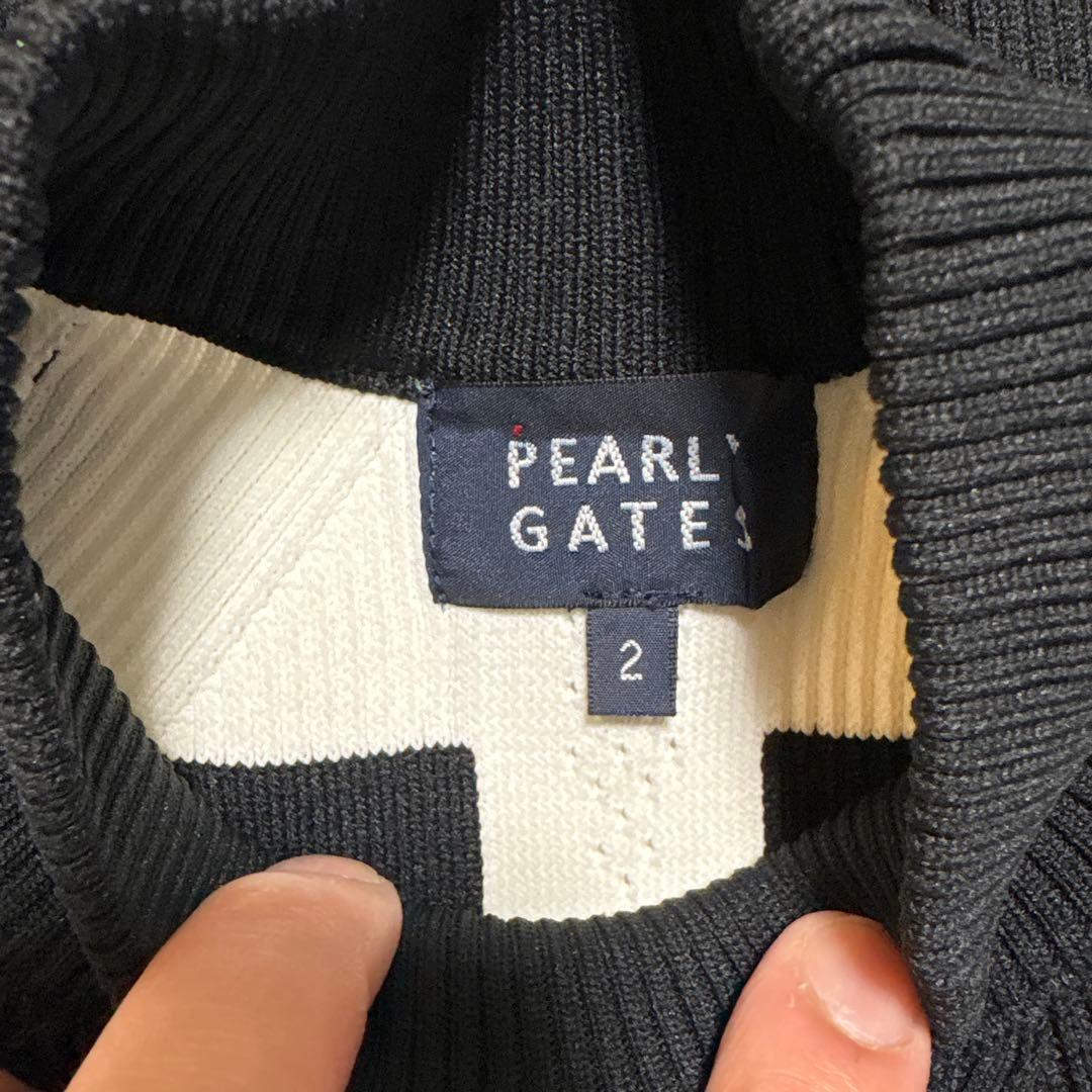 パーリーゲイツ　ボーダーニット　美品　サイズ2