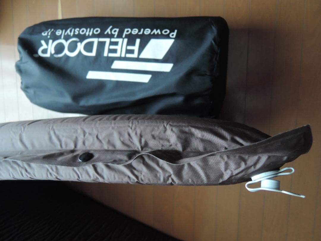 【未使用】FIELDOOR 10cm厚 自動膨張エアーマットレス 2枚セット