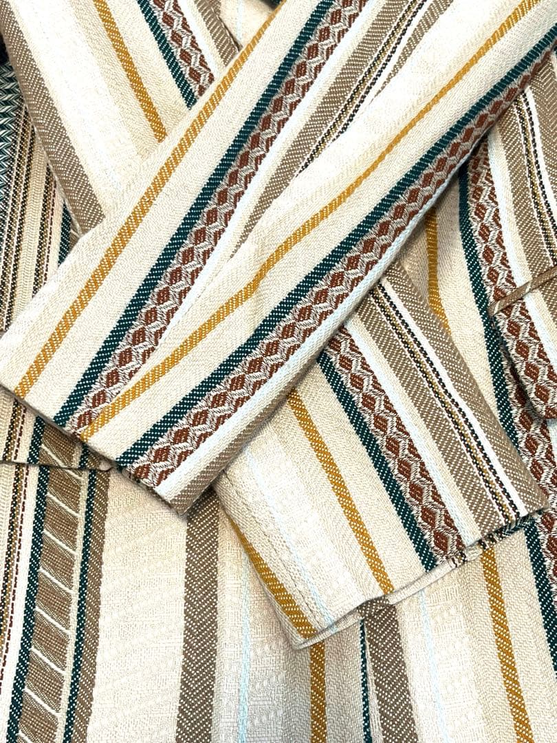 【希少・美品】MサイズETRO エトロ ストライプ チェスターコート