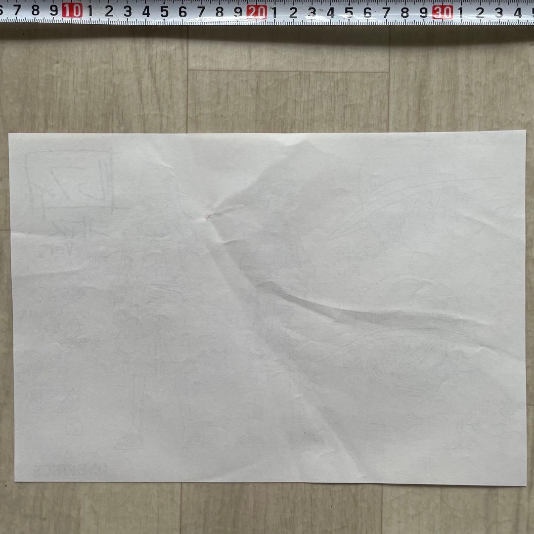 決定稿 1枚 設定資料 モンキー・D・ルフィ シリアス バージョン ver