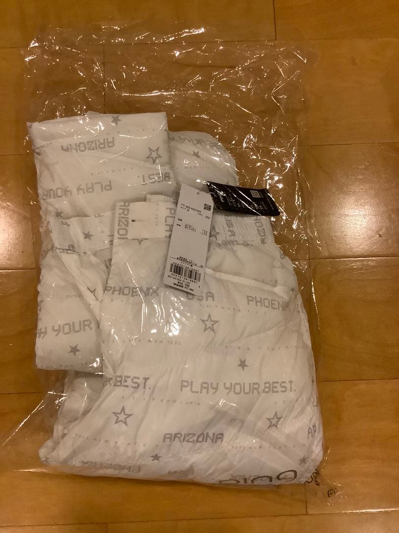 新品上下セットping 防寒レディースホワイトダウンジャケット＆パンツ