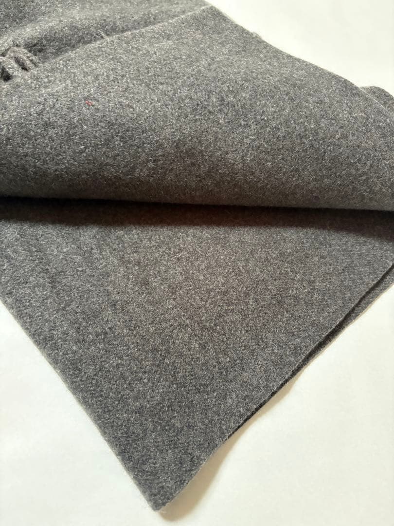 m*o様 大判Johnstons ジョンストンズ カシミヤ100%ストール グレ