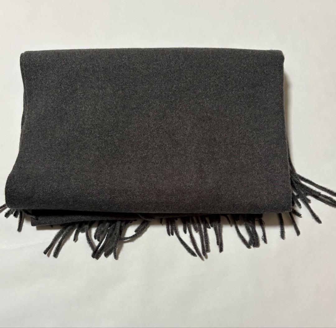 m*o様 大判Johnstons ジョンストンズ カシミヤ100%ストール グレ