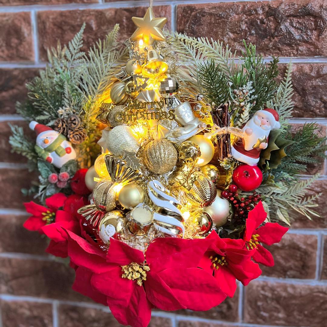 専用 クリスマスリース ハンドメイド 2点 おまとめ