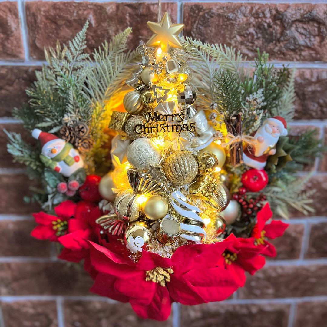 専用 クリスマスリース ハンドメイド 2点 おまとめ