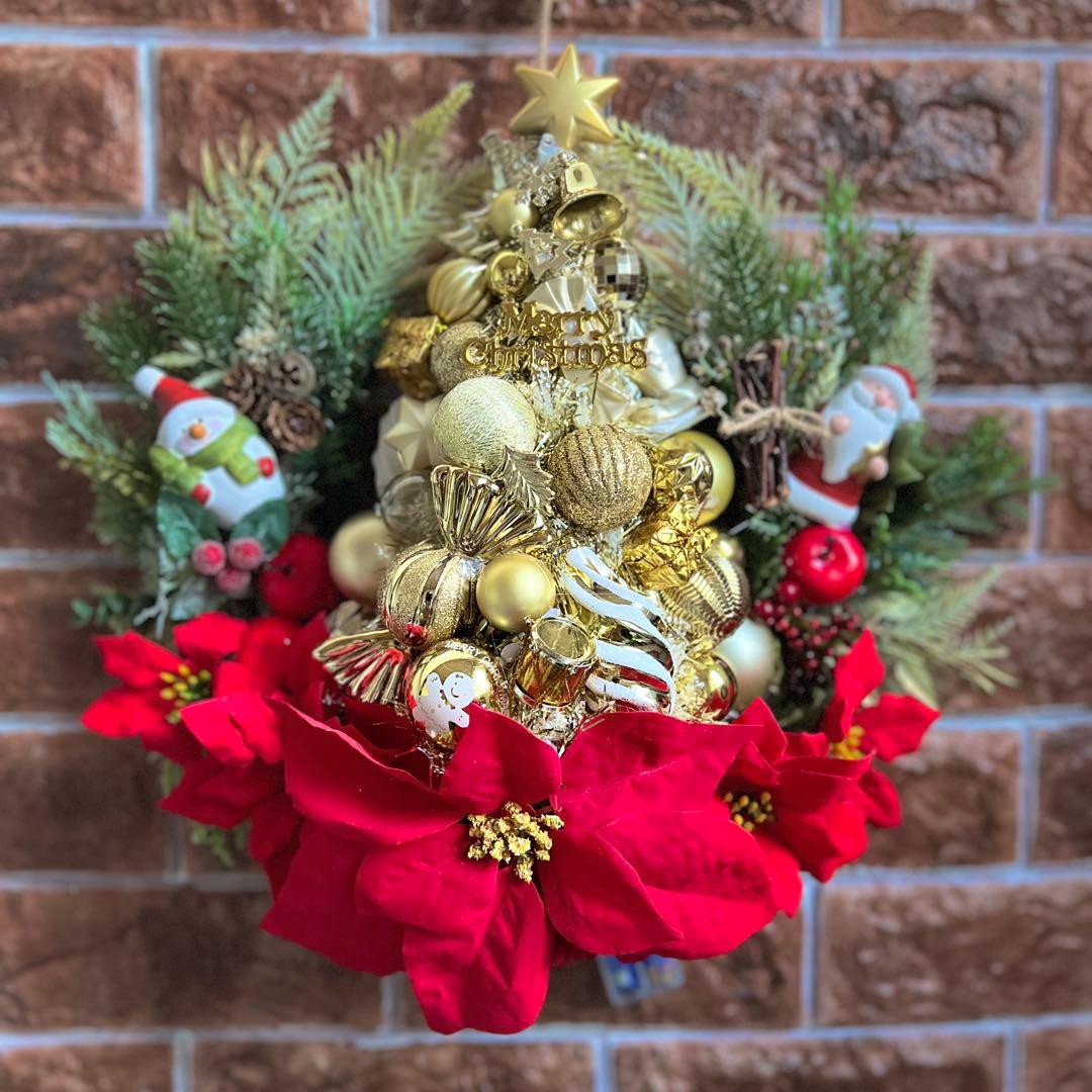 専用 クリスマスリース ハンドメイド 2点 おまとめ