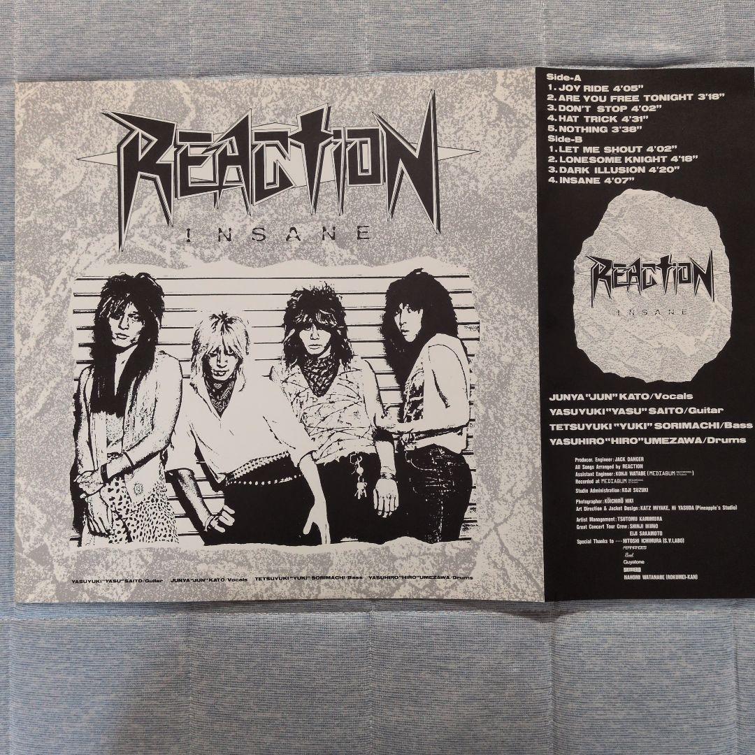 REACTION INSANE 限定アナログレコード