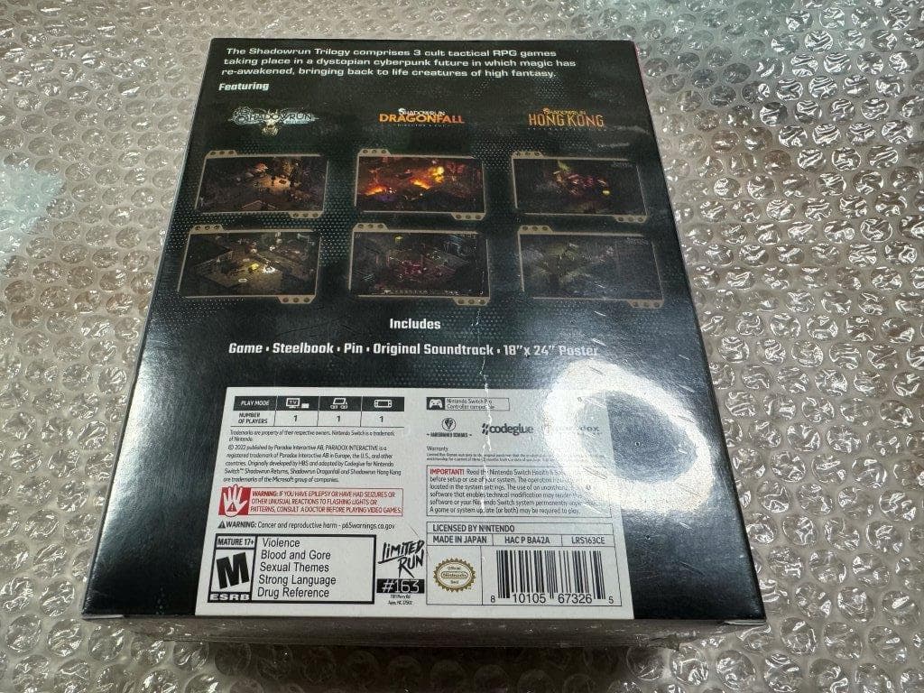 SW Shadowrun Trilogy シャドウラン 北米限定版 新品未開封