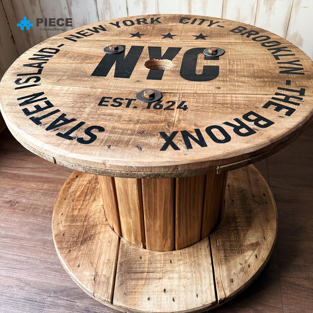 ケーブルドラム 電線ドラム テーブル アメリカン NYC-A 【受注製作】