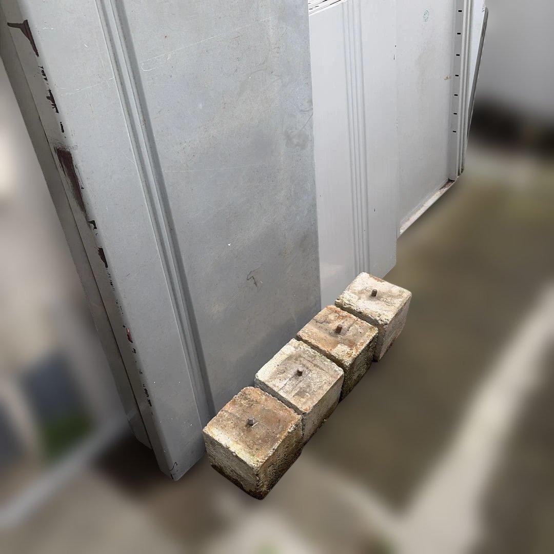 【手渡し限定】イナバ物置135A型1999年製　取説・パーツ付き　分解済　中古品