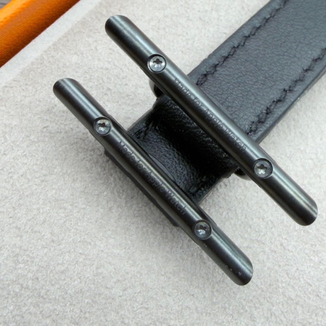 2997 ほぼ未使用　Apple Watch エルメス　ブラックドゥブルトゥール