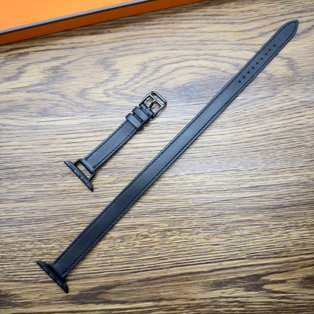 2997 ほぼ未使用　Apple Watch エルメス　ブラックドゥブルトゥール