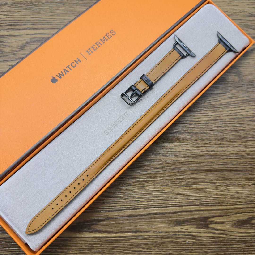 2997 ほぼ未使用　Apple Watch エルメス　ブラックドゥブルトゥール