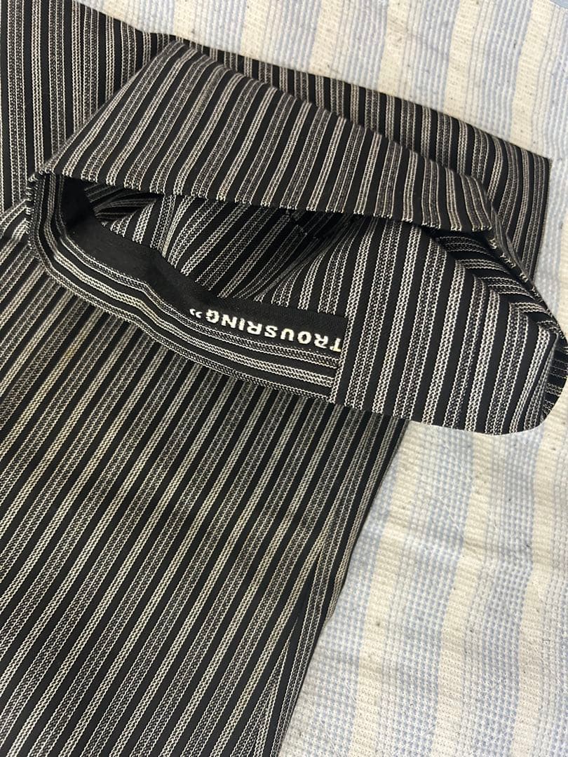 h*a様 50s 60s ヴィンテージ　スラックス　ストライプ　アルミタロンジッ