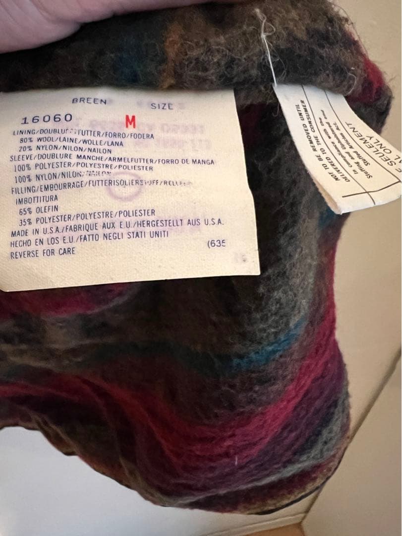 90s woolrich 襟レザーハンティングジャケット