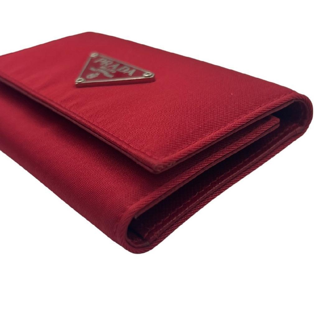【⭐️PRADA⭐️】新品 プラダ ナイロン キーケース 6連 三角ロゴ レッド